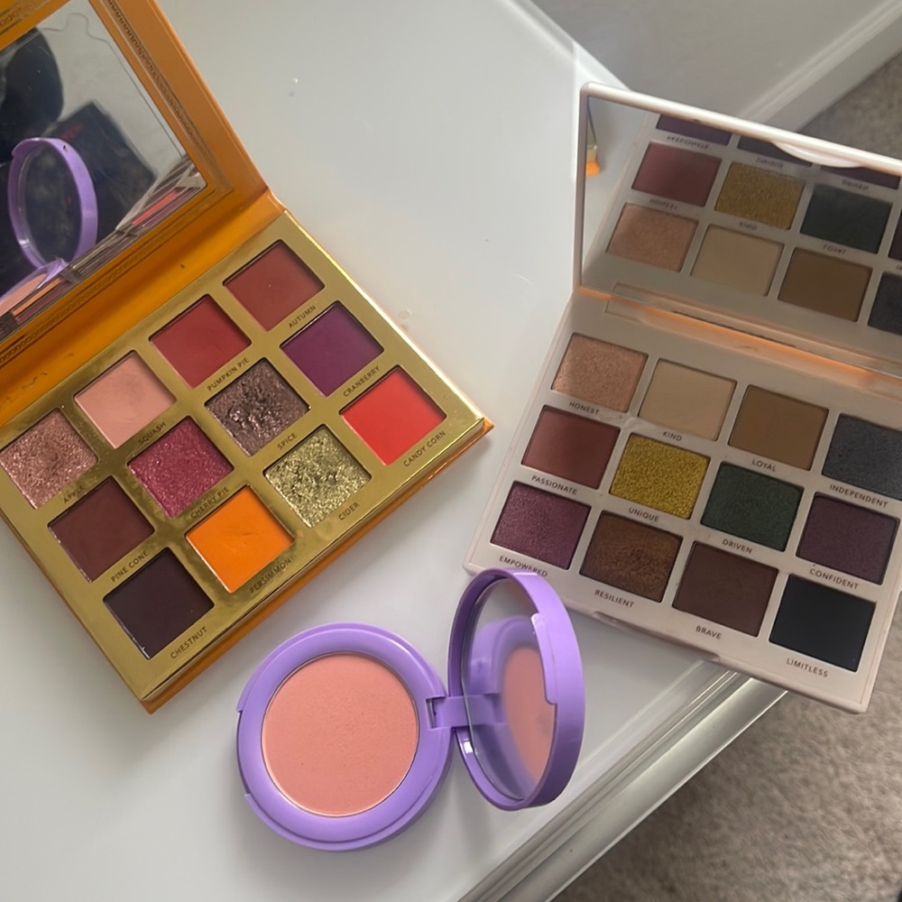 Eyeshadow and blush